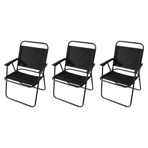 Kuber Industries (Set of 3) Portable & Foldable Chair for Travelling ...