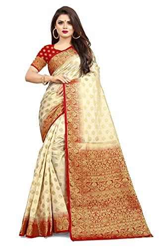 Buy BHOJALRAM CREATION Embellished Flower Vel Pan Banarasi Cotton Silk ...