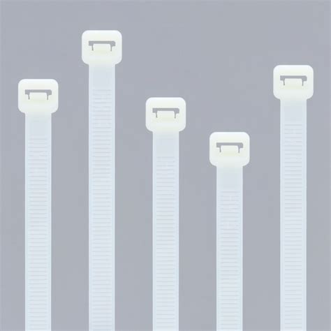 100x Profi-Kabelbinder Weiß, Nylon, UV-beständig, Brandschutz UL 94 V2 ...