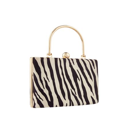 Buy Accessorize London Blake Zebra Handheld Clutch Bag Online