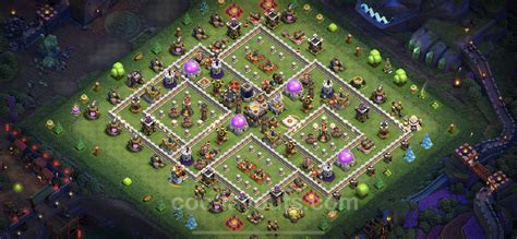 Base TH11 with Link, Hybrid Max Levels - Town Hall Level 11 Base Copy ...