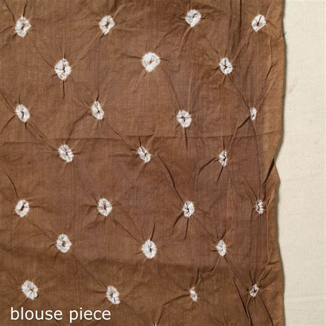Brown Kutch Tie-Dye Cotton Bandhani Saree – iTokri आई.टोकरी