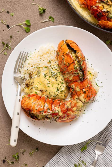 Garlic Butter Salmon + Lobster in Creamy Lemon Parmesan Sauce | Orchids ...
