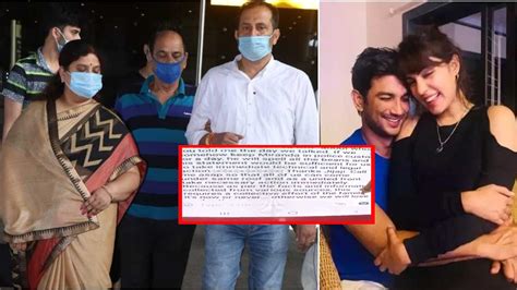 Sushant Singh Rajput's family whatsapp chats reveals Rhea Chakraborty's ...