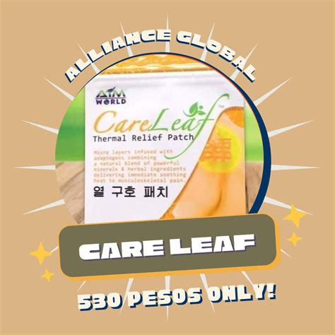 CARE LEAF THERMAL RELIEF 8 PATCHES (LEGIT ALLIANCE GLOBAL PRODUCT ...