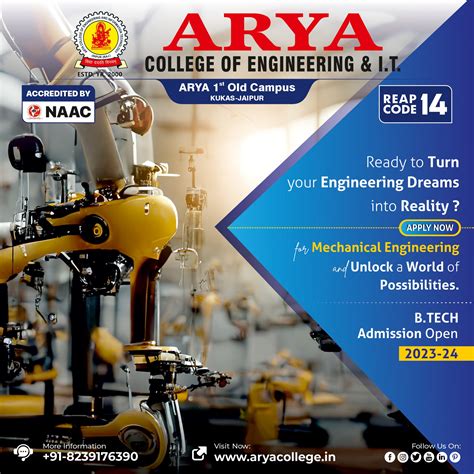 Best B.Tech College in Jaipur, Rajasthan (Top Btech Colleges) - Arya ...