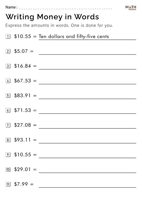 Money Math Word Problems Worksheets 的图像结果