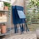 SUNDSÖ table, dark blue outdoor, 65x65 cm (255/8x255/8") - IKEA
