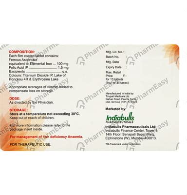 Ironex Hb Strip Of 10 Tablets: Uses, Side Effects, Price & Dosage ...