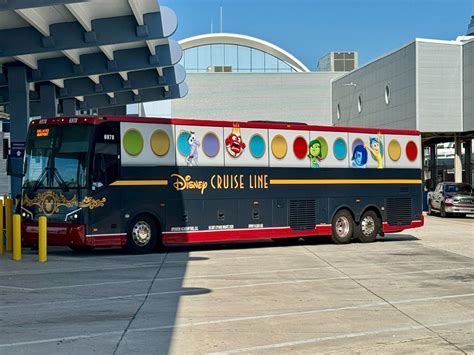 NEW Disney Cruise Line Bus Wrap Features Characters from 'Inside Out ...