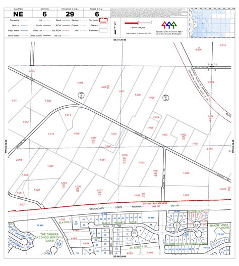 Snohomish County, WA Assessor Maps Selection