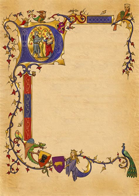 Collection : Parchemins - Arthosdiaporamas | Illuminated manuscript, Illumination art ...