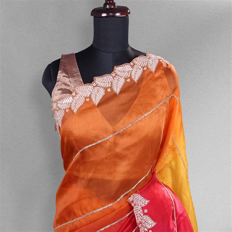 Organza Shaded Zardosi Work – Ethnic Boutique