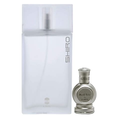 Ajmal Shiro EDP Citrus Spicy Perfume 90ml for Men and Musk Rose ...