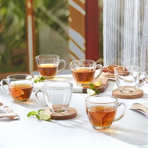 Buy Borosil 200ml 6pc Oasis Tea/Coffee Mug Set | Borosilicate Tuff ...