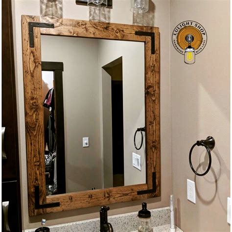 Rustic Bathroom Mirrors at Tony Sorenson blog