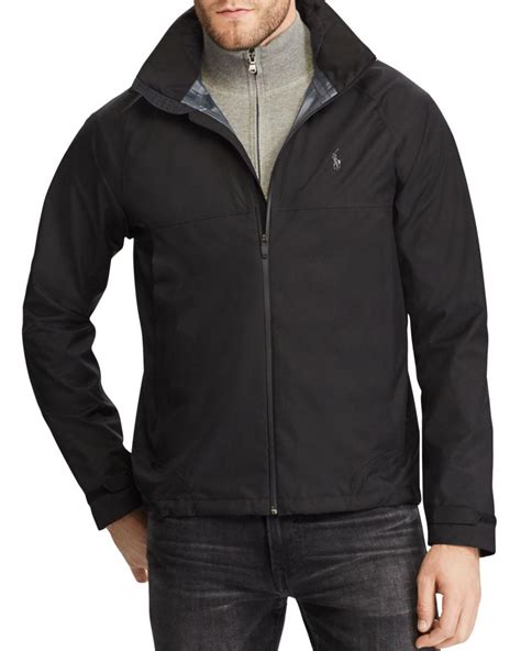 Polo Ralph Lauren Lightweight Waterproof Jacket in Black for Men - Lyst