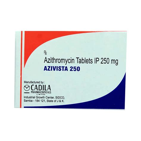 Azivista 250 MG Tablet (6): Uses, Side Effects, Price & Dosage | PharmEasy