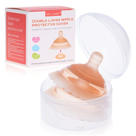 Amazon.com : SANFE ELEPHANT Nipple Shields for Nursing Newborn,Double Layer Breast Shield,for ...