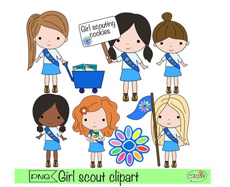 Daisy Girl Scout Clip Art – Printable PDF Template