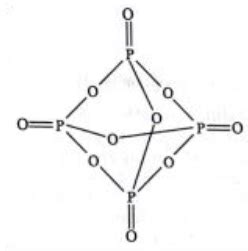 How many bridging oxygen atoms are present in P4 O10