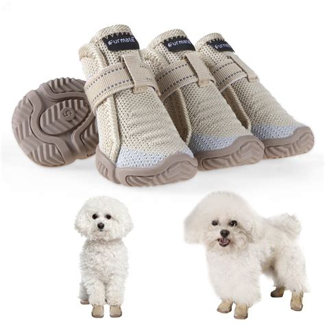 Dog Shoes for Small Dogs, Breathable Puppy Dog Boots & Paw Protectors ...