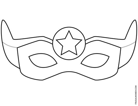 Actual Size Printable Superhero Mask Template | dev.onallcylinders.com