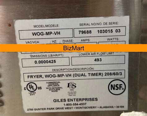 Used Giles Ventless Open Electric Double Fryer Autoloft WOG-MP-VH from ...