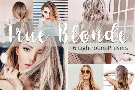 True Blonde - Lightroom Presets Pack – MasterBundles