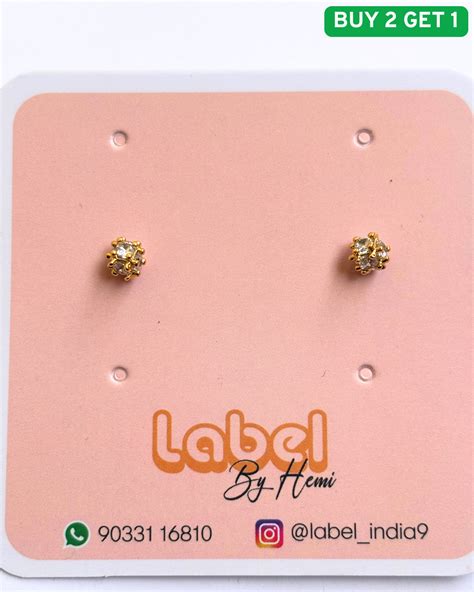 stone balls earrings – Label By Hemi