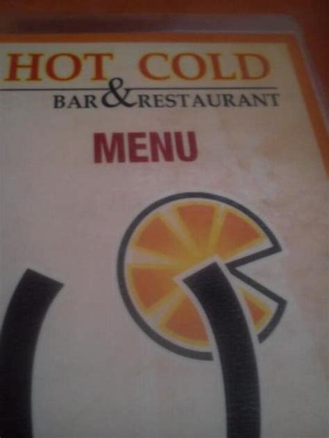 Menu at HOT & COLD BAR AND RESTAURANT, Puducherry
