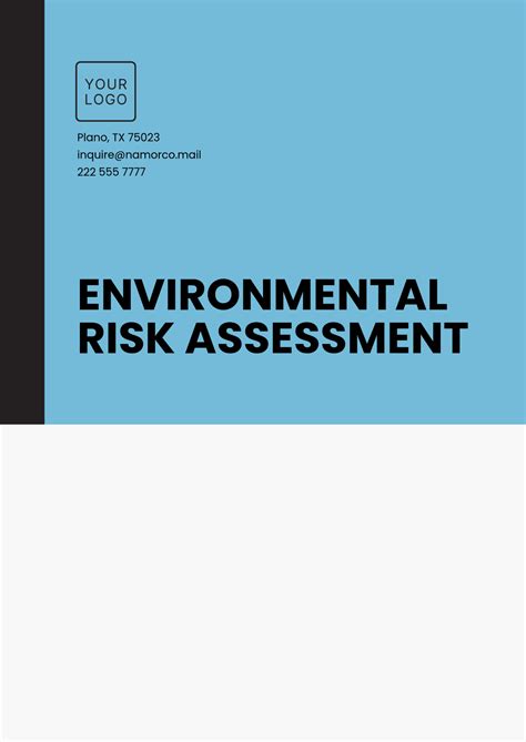 Environmental Risk Assessment Examples 的图像结果