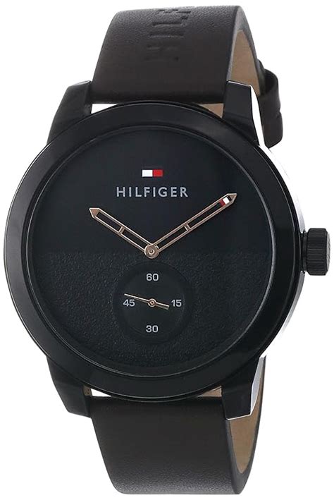 Tommy Hilfiger Quartz Analog Black Dial Watch for Men-NETH1791801W ...