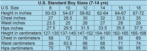 Us Standard Size Chart Shoes - Free Printable Download