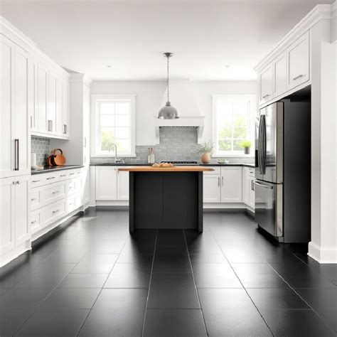 25 Black Kitchen Floor Ideas That Make a Statement