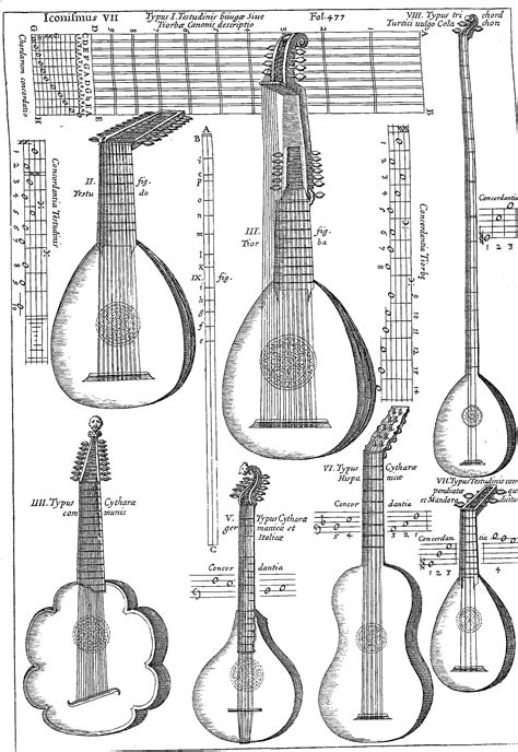 Renaissance Instruments Drawing