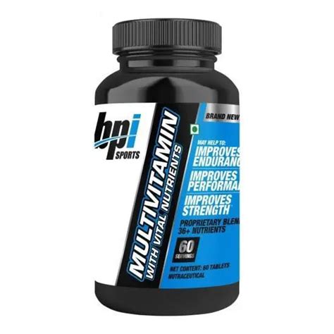 BPI Sports MultiVitamin with Vital Nutrients - 60 Tablets - Body – Body ...