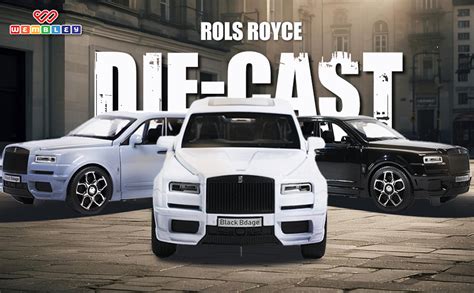 Wembley Die Cast Rolls Royce Car Toy | 1:32 Scale Metal Diecast Model ...
