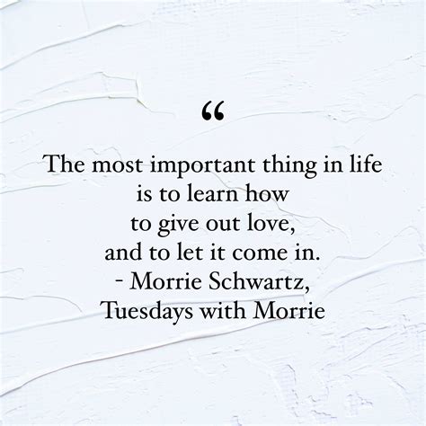 Tuesdays with Morrie Quotes