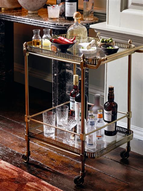 Bar Cart Brass | Bars for home, Vintage bar carts, Soho house