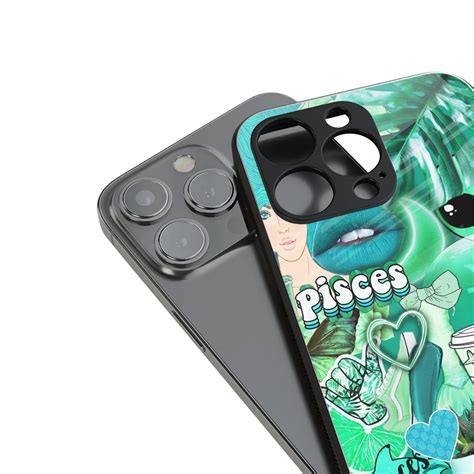 Pisces Aesthetic Collage Phone Cover for Iphone 13 Pro Max | Glass Case ...