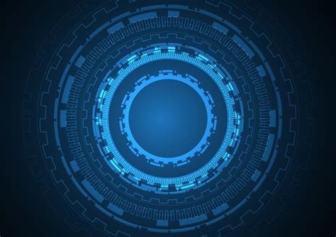 Abstract Technology Vector Circle 的图像结果