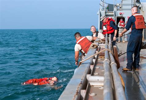 Man Overboard Drill Man Overboard Drill, Wake Of Williamson Turn.