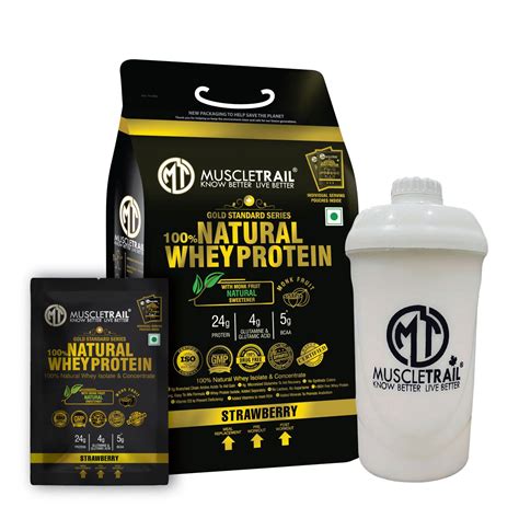 Muscle Trail Gold Standard Series |70 Pouches |Low Carb & Fat |Shaker ...