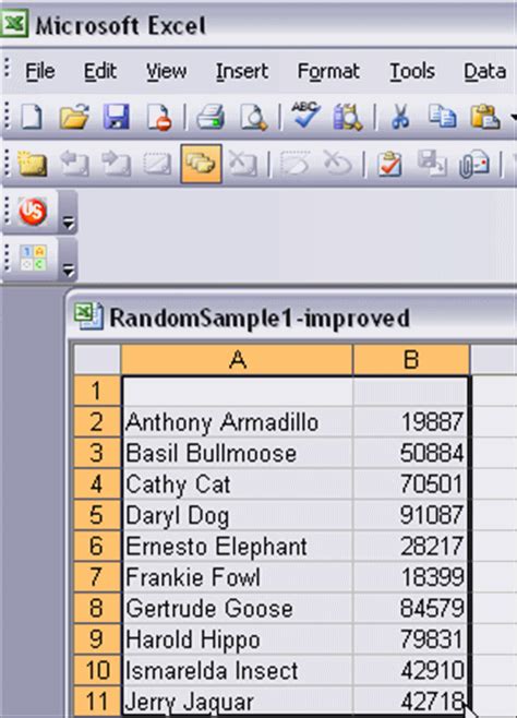 Image result for Excel Random Number Generator for Sampling