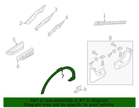 LR140452 - Wheel Opening Molding 2020-2023 Land Rover Discovery Sport ...