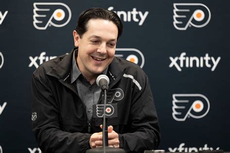 Flyers GM Danny Brière on potential NHL draft trades and Carter Hart latest