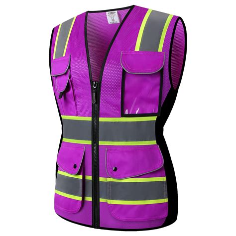 Mesh Safety Vests With Pockets