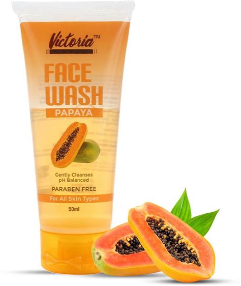Victoria London FACEWASH PAPAYA|Deep Cleanse|Glowing Skin All Skin ...