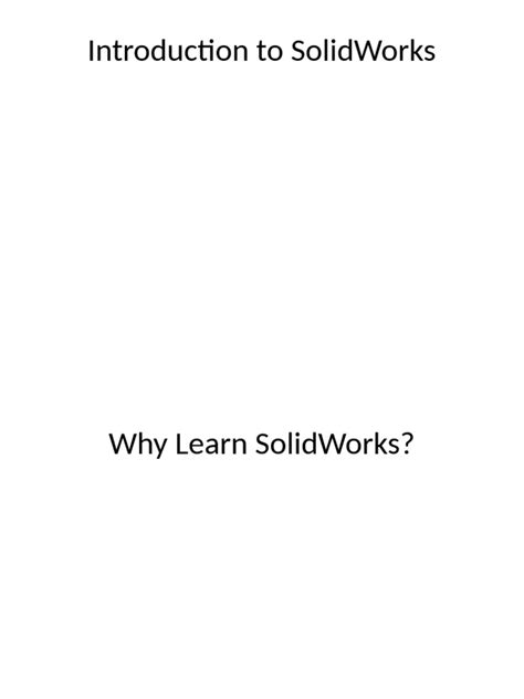 Image result for Introduction to SolidWorks Tutorial